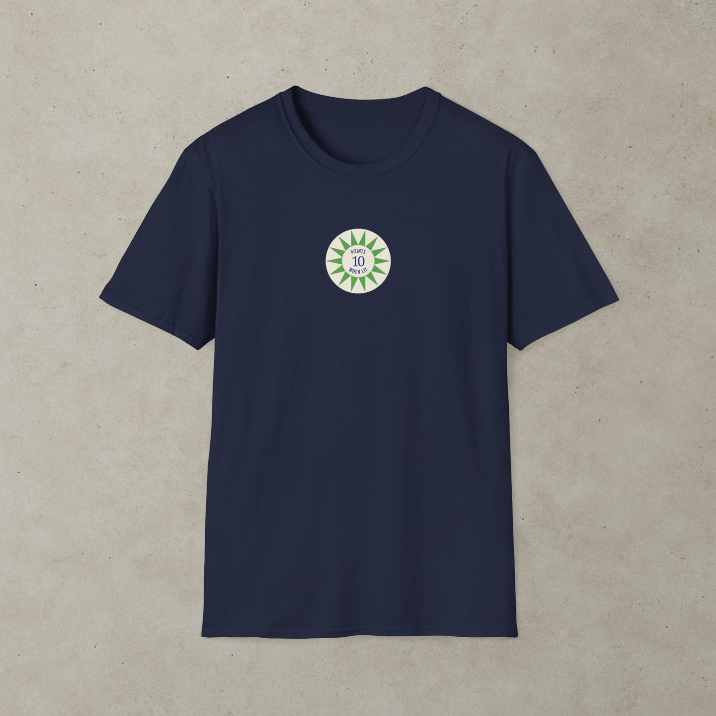 Score 10 Points When Lit Pinball Graphic T-Shirt
