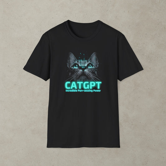 CatGPT - Incredible Purr-cessing Power Graphic Tee