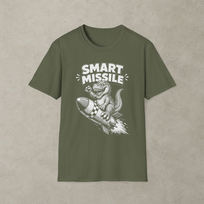 Smart Missile T-Shirt, Retro Dinosaur Arcade Tee