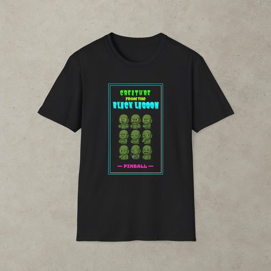 Chibi Creature from the Black Lagoon Pinball Graphic T-Shirt