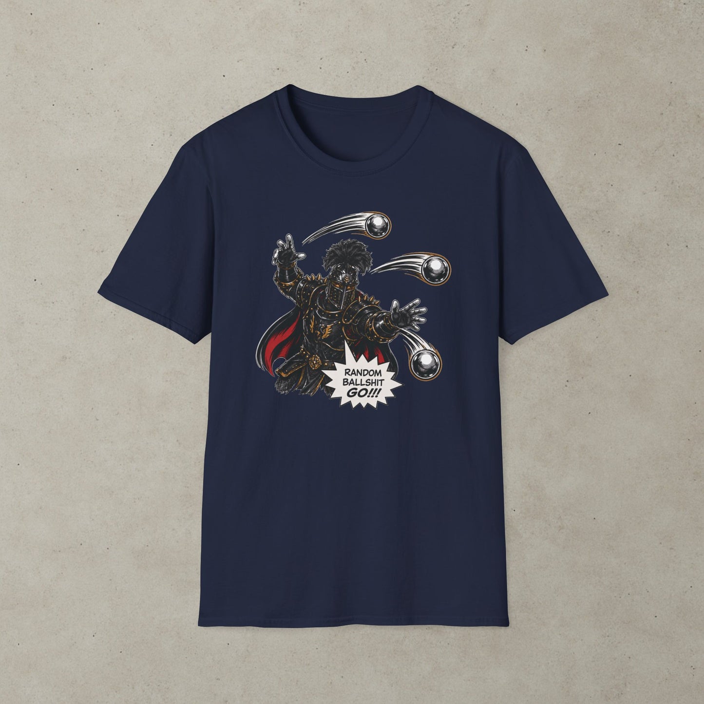 Random Ballshit Go Black Knight Pinball T-Shirt