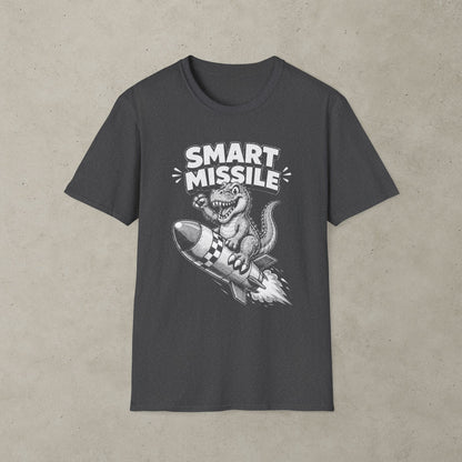 Smart Missile T-Shirt, Retro Dinosaur Arcade Tee