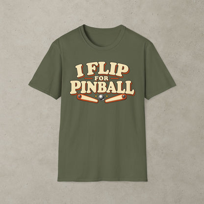 I Flip for Pinball T-shirt