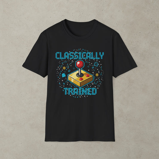 Classically Trained Retro Arcade Graphic T-Shirt