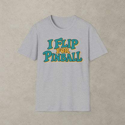 I Flip for Pinball T-shirt 2nd Edition