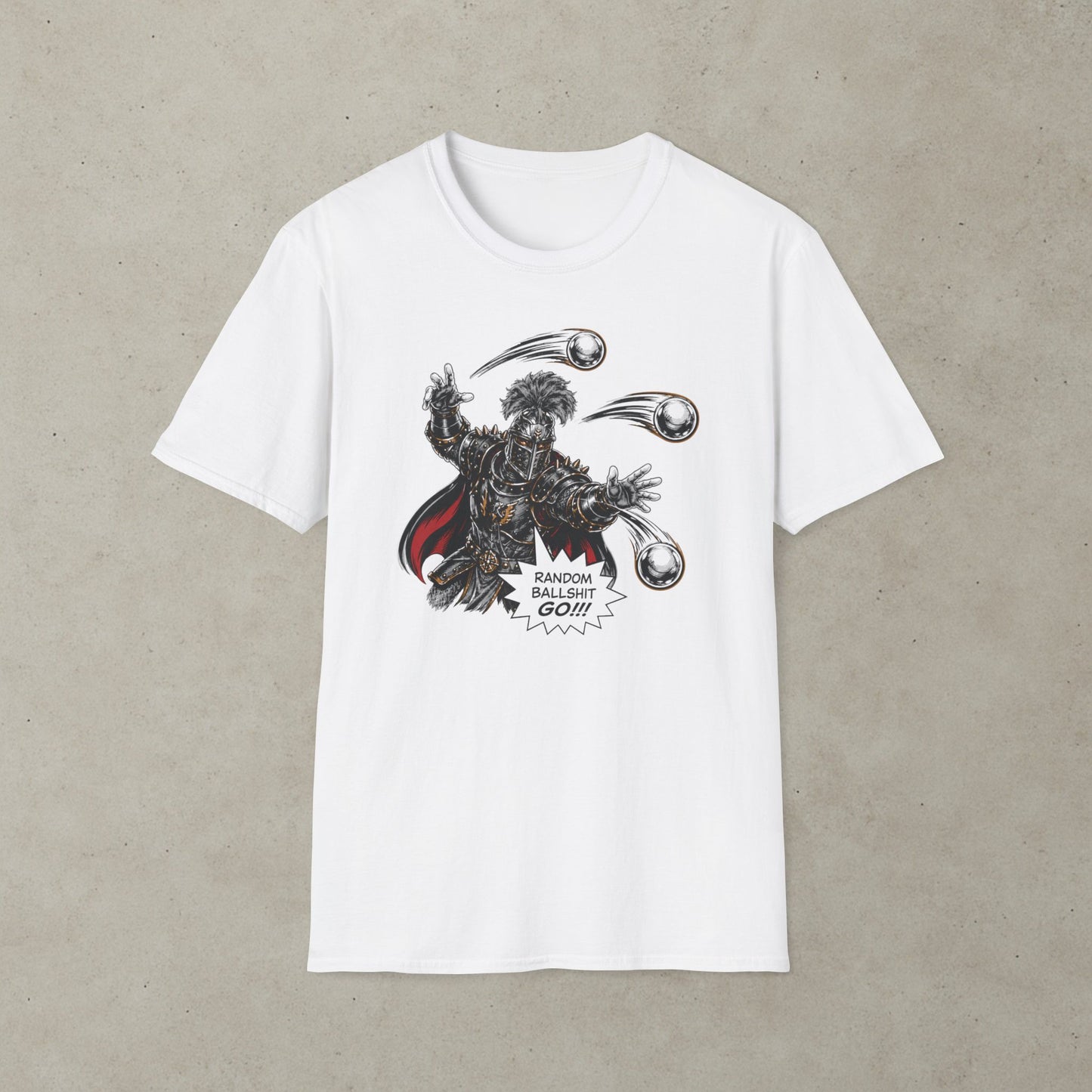 Random Ballshit Go Black Knight Pinball T-Shirt