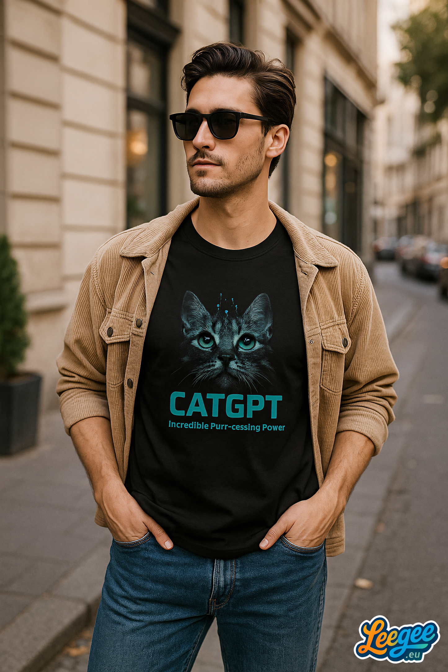 CatGPT - Incredible Purr-cessing Power Graphic Tee