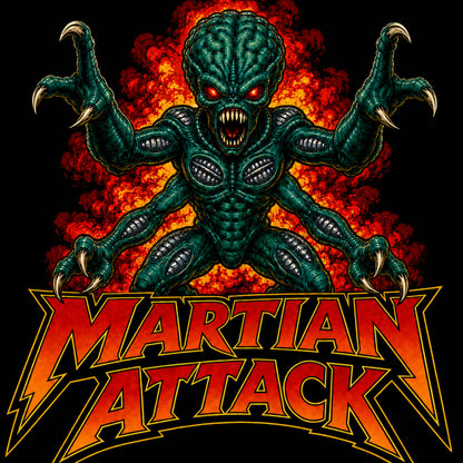 Martian Attack Pinball T-Shirt