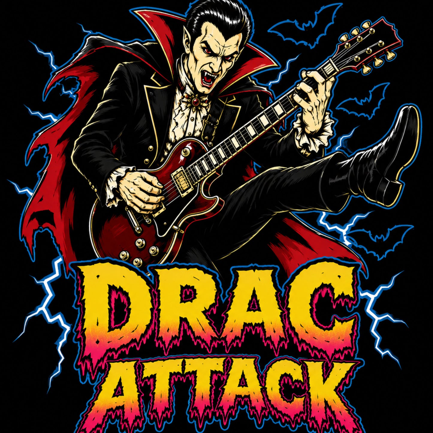 Drac Attack Pinball T-Shirt