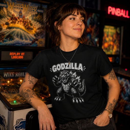 Kaiju Monster T-Shirt, Retro Creature Graphic Tee