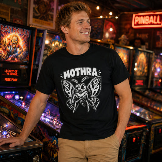 Giant Moth T-Shirt, Retro Kaiju Graphic Tee