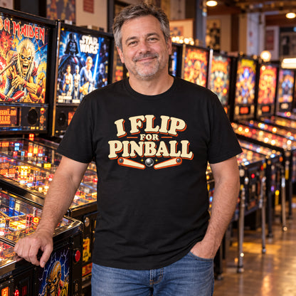 I Flip for Pinball T-shirt