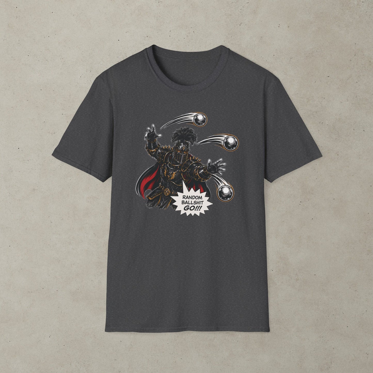 Random Ballshit Go Black Knight Pinball T-Shirt