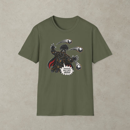 Random Ballshit Go Black Knight Pinball T-Shirt