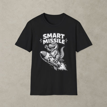 Smart Missile T-Shirt, Retro Dinosaur Arcade Tee