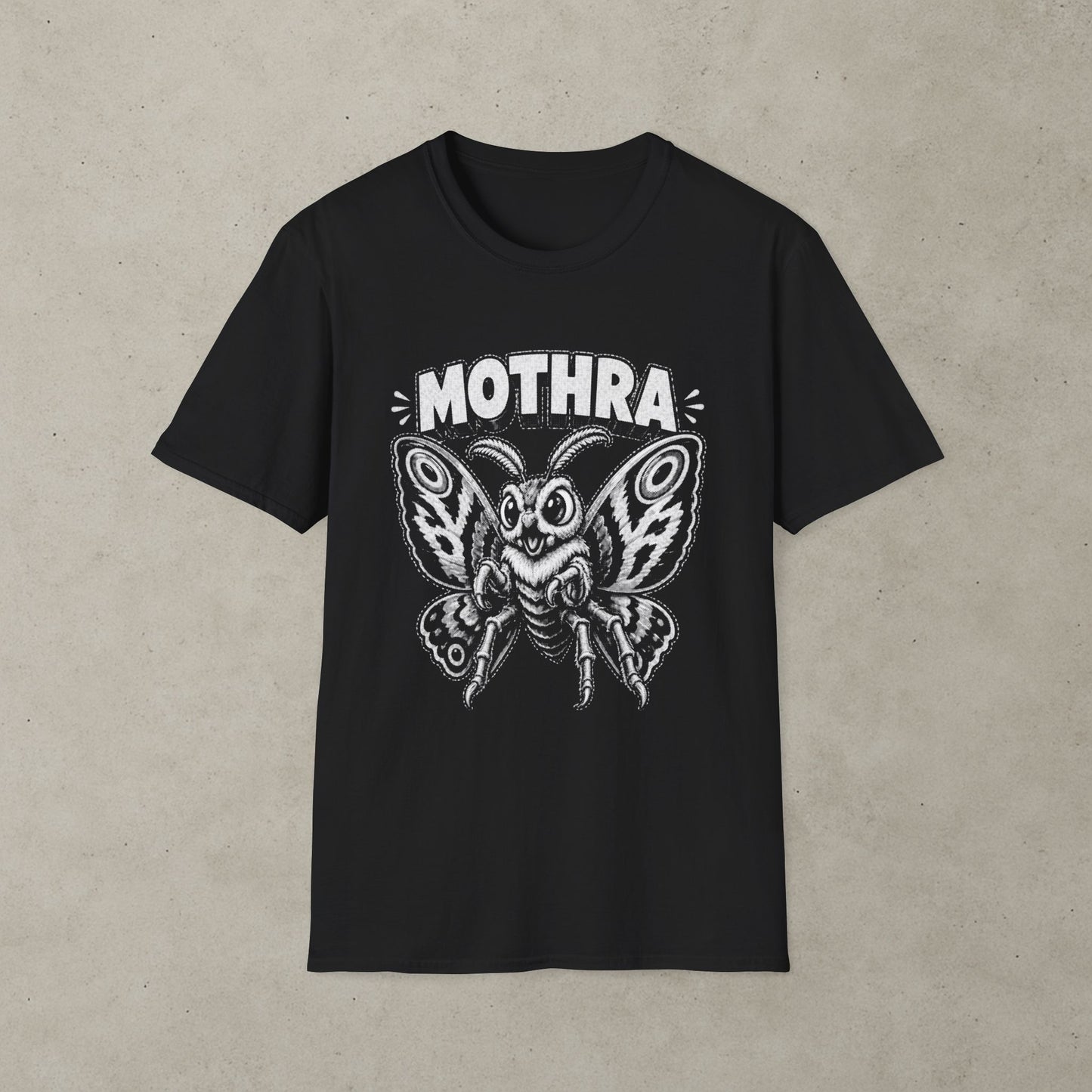 Giant Moth T-Shirt, Retro Kaiju Graphic Tee