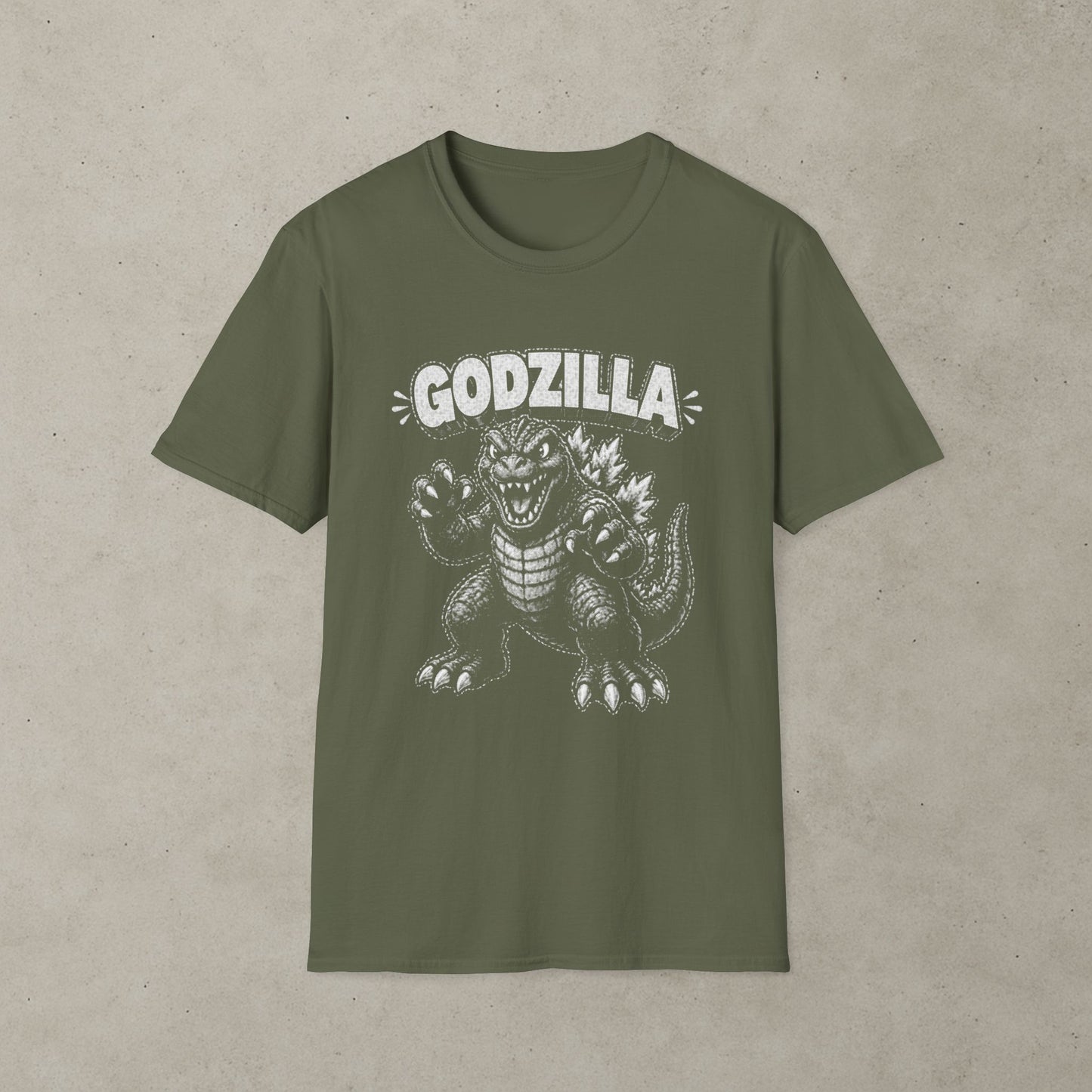 Kaiju Monster T-Shirt, Retro Creature Graphic Tee