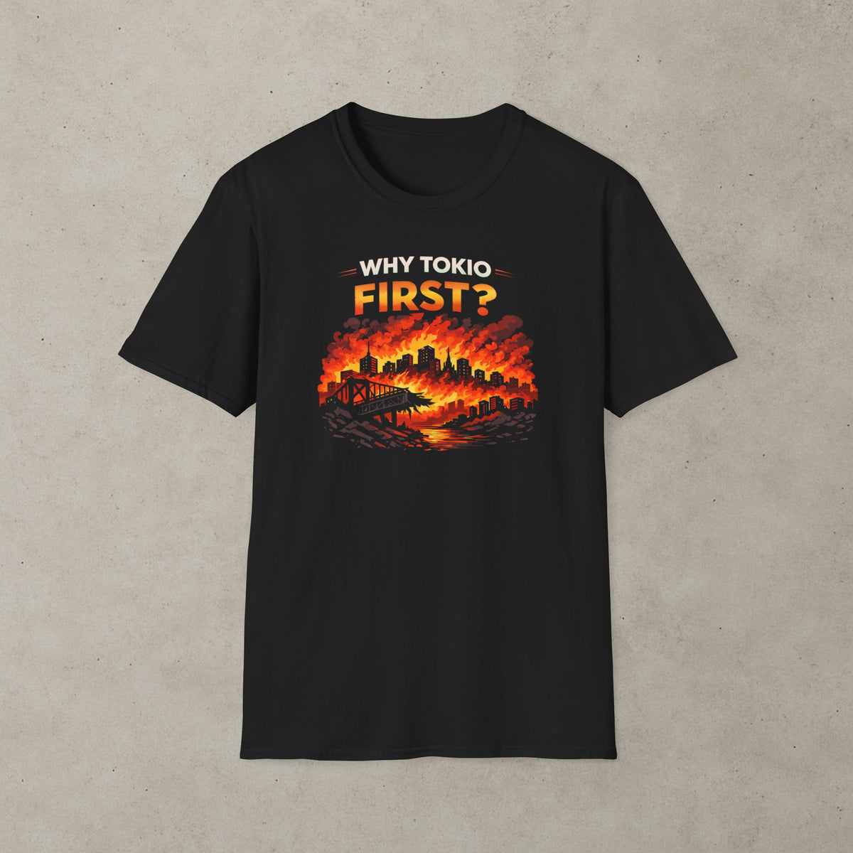 "Why Tokio First?" Pinball Strategy T-Shirt